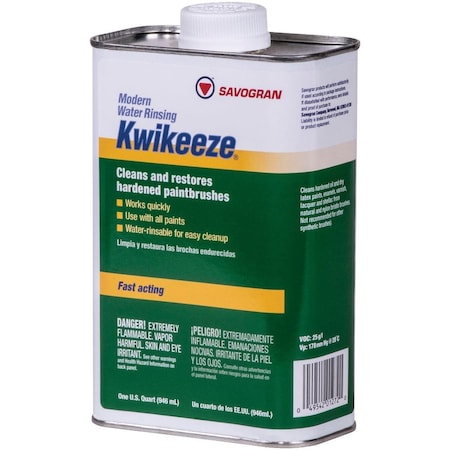 Savogran Kwikeeze 1 Qt. Ready To Use Liquid Methylene Chloride Free Cleaner 01272